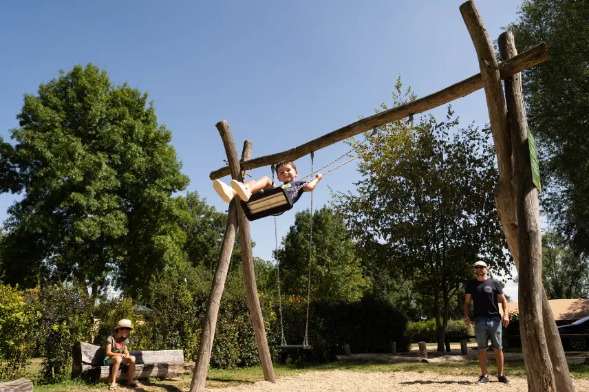 Jeux en plein air, Camping de l'étang Brissac