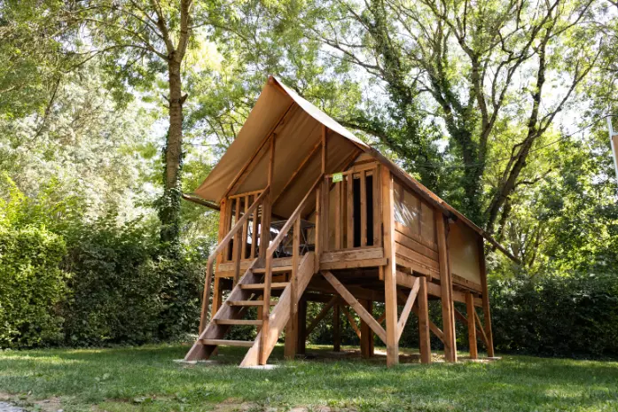 Tente Cyclo, Extérieur, Camping de l'étang brissac