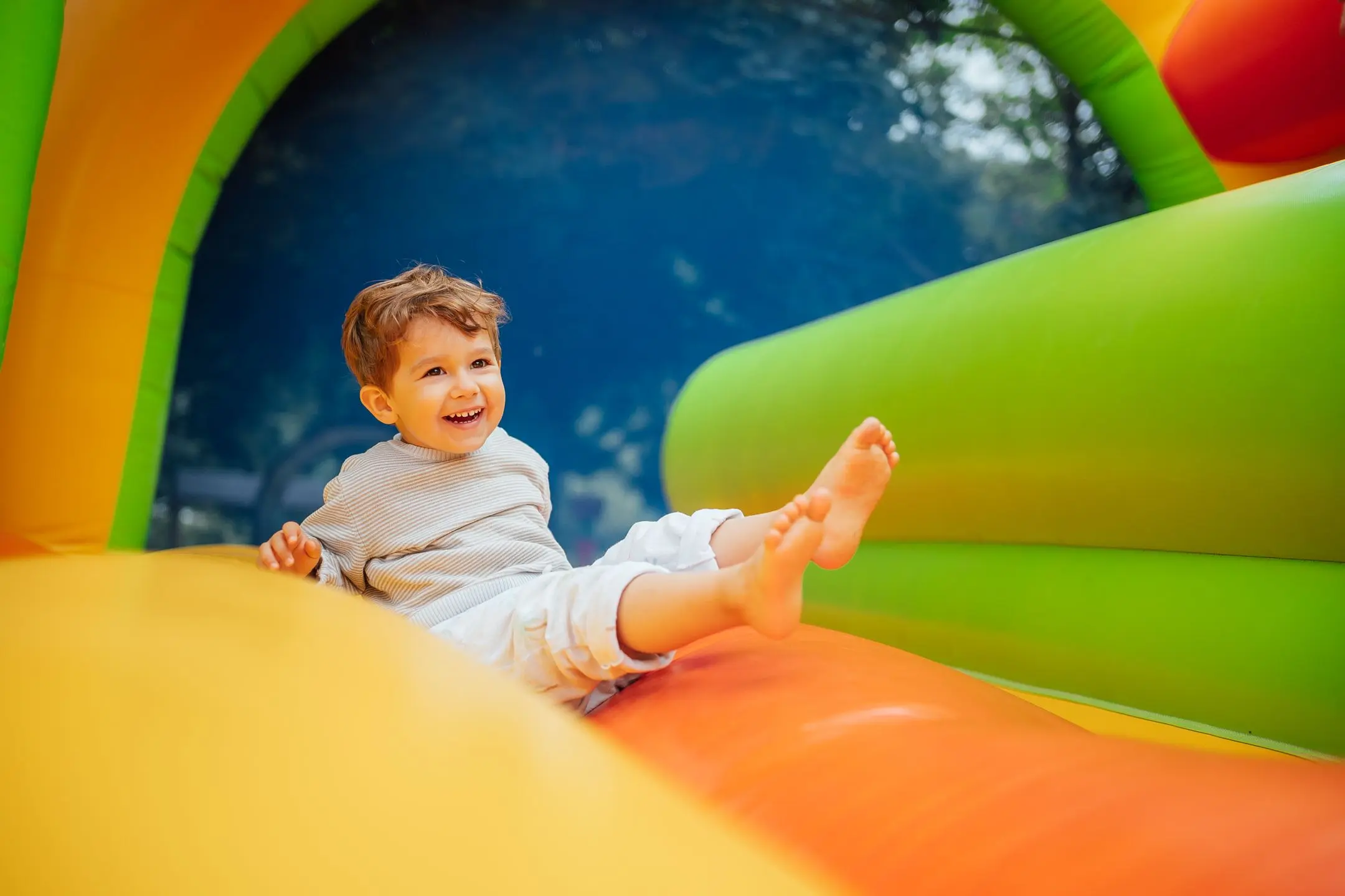 Parc de loisirs au Camping de l'étang Brissac